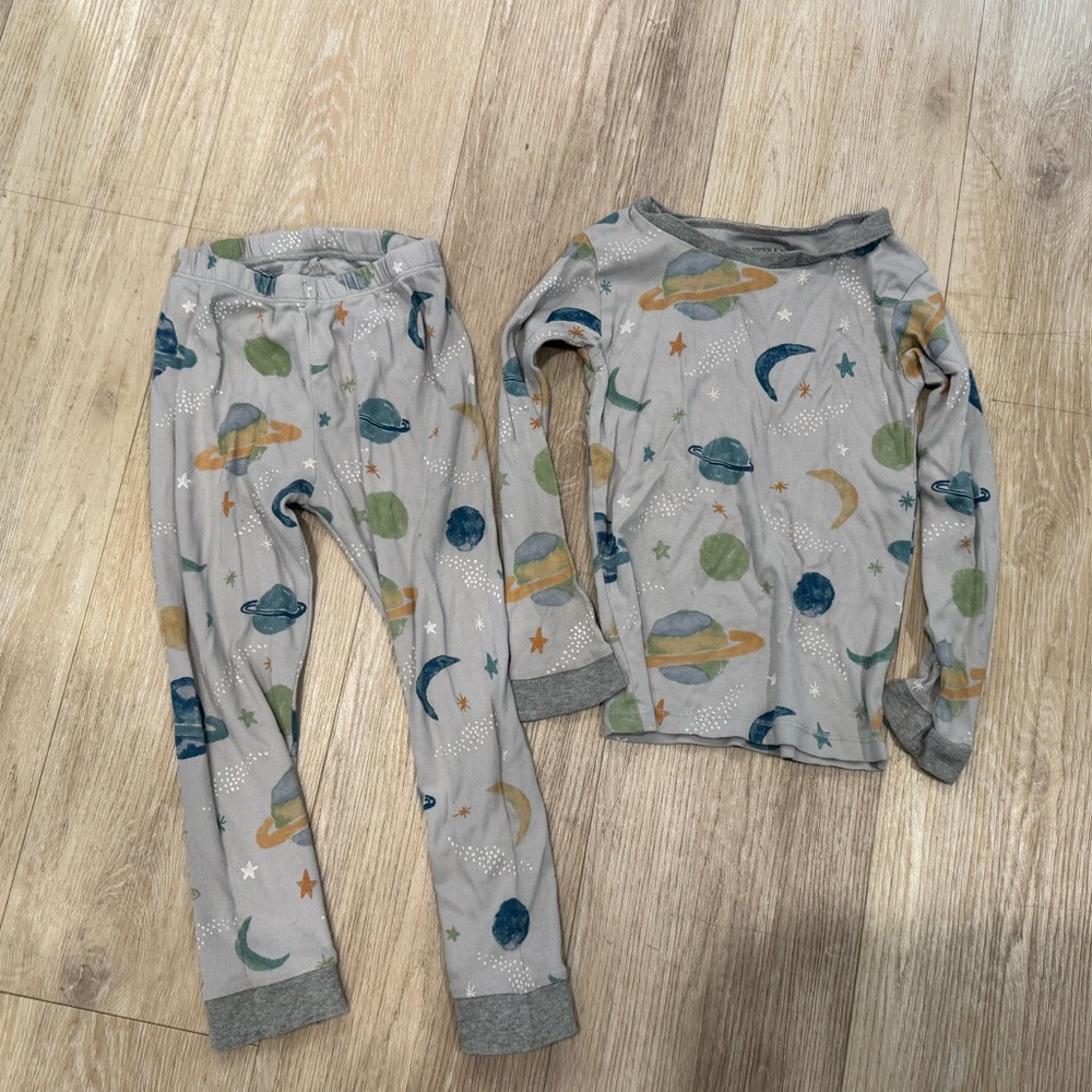 4T Burts Bees Space Pajamas